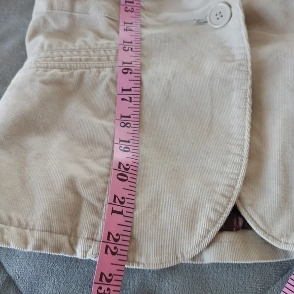 Calvin Klein Jeans Light Tan Corduroy One Button Blazer Jacket SP - Picture 12 of 12